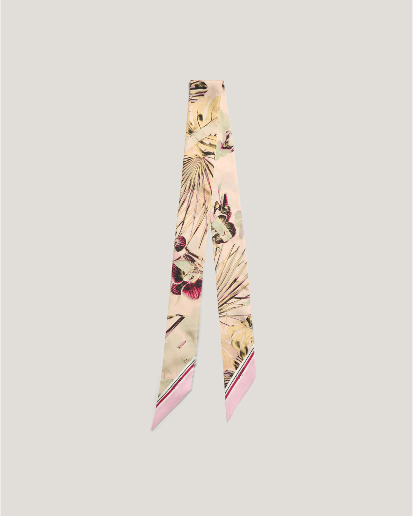 Silk Jungle Flower scarf