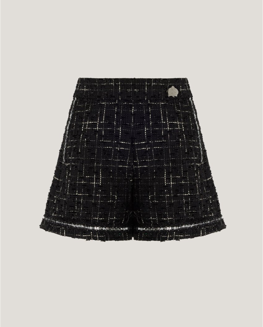 Sequin-detailed shorts