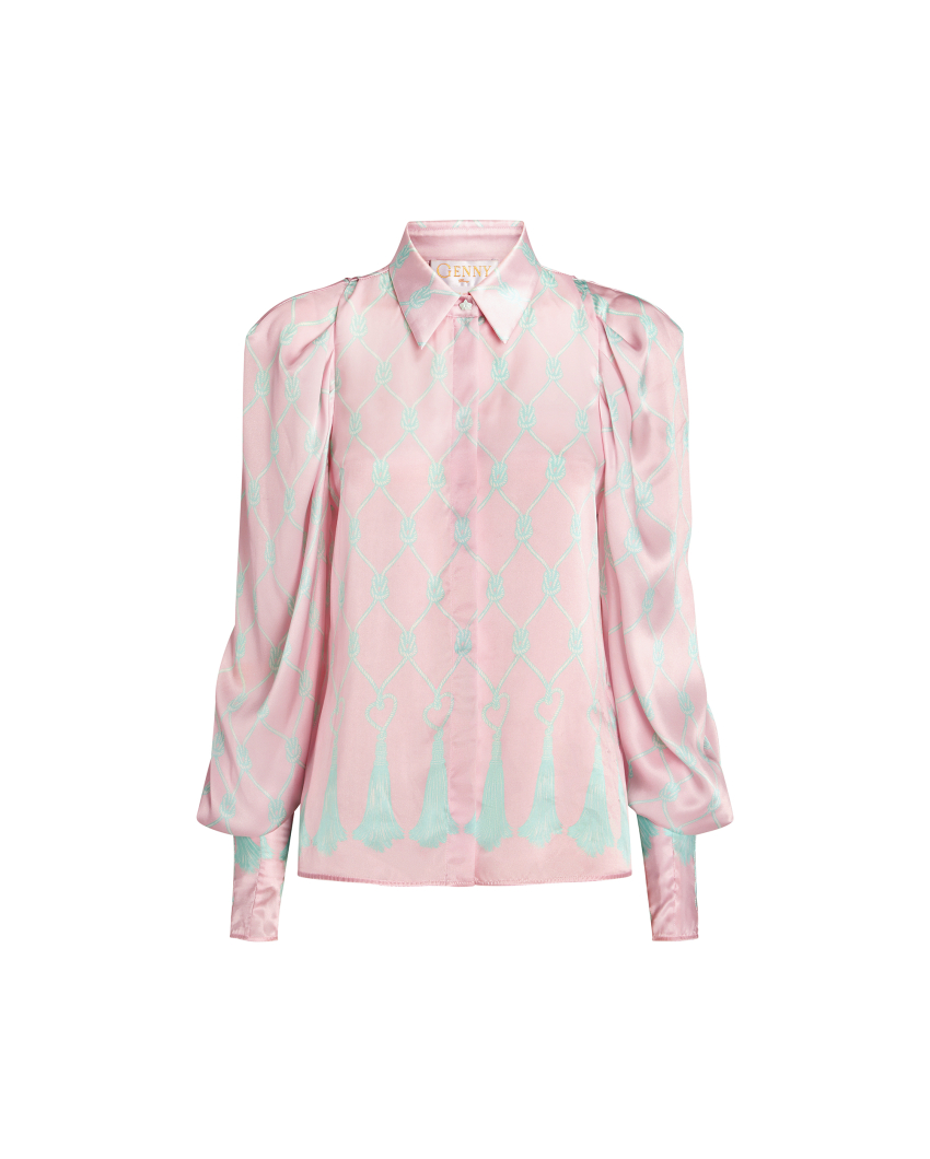 Tassel-print shirt