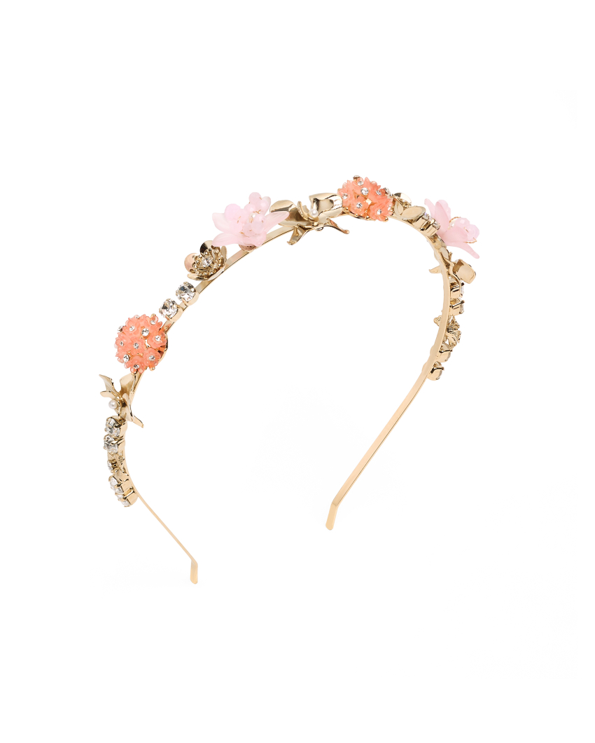 Metal Mix Flowers Headband