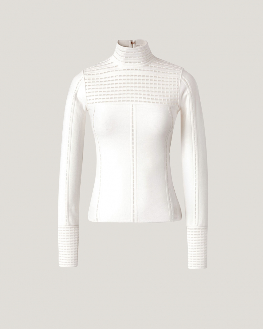 Turtleneck with iconic embroideries