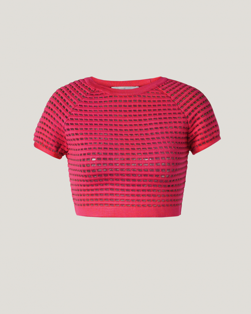 Fucsia iconic crop top