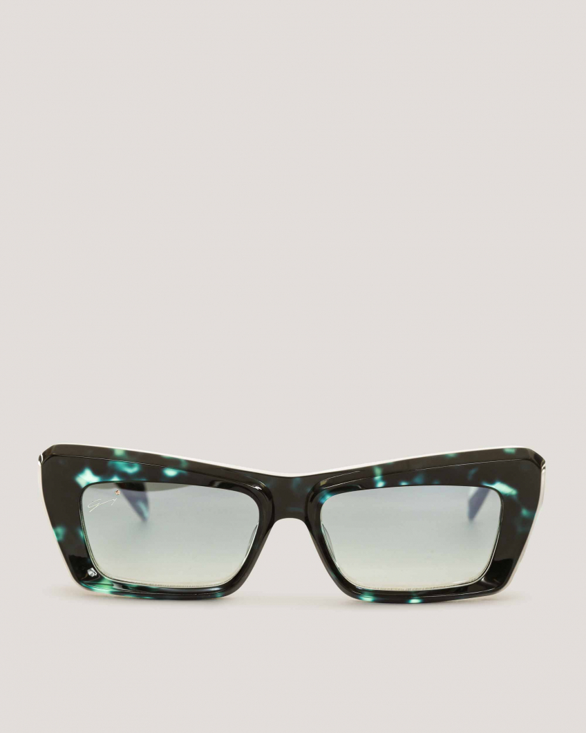 Geometrical tortoiseshell sunglasses