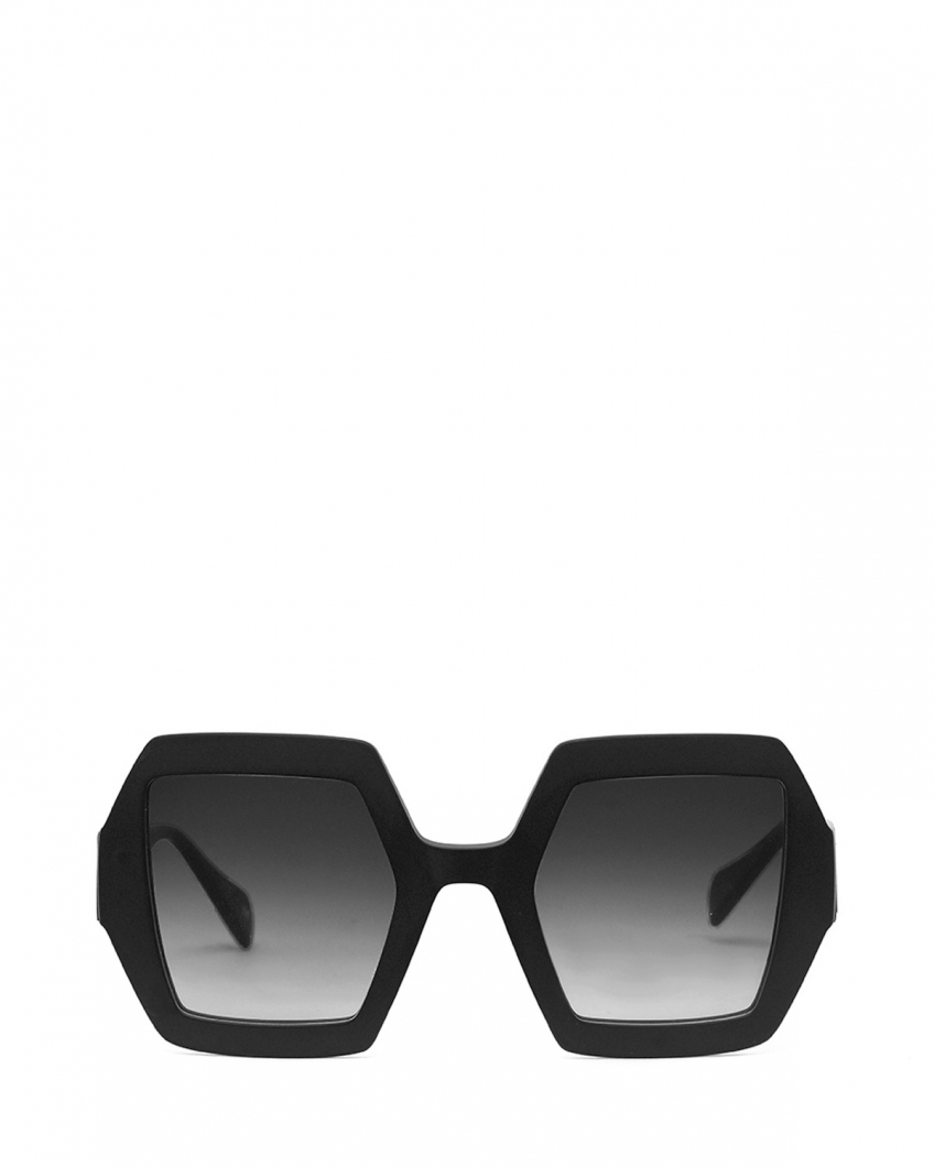 Black thick frame sunglasses