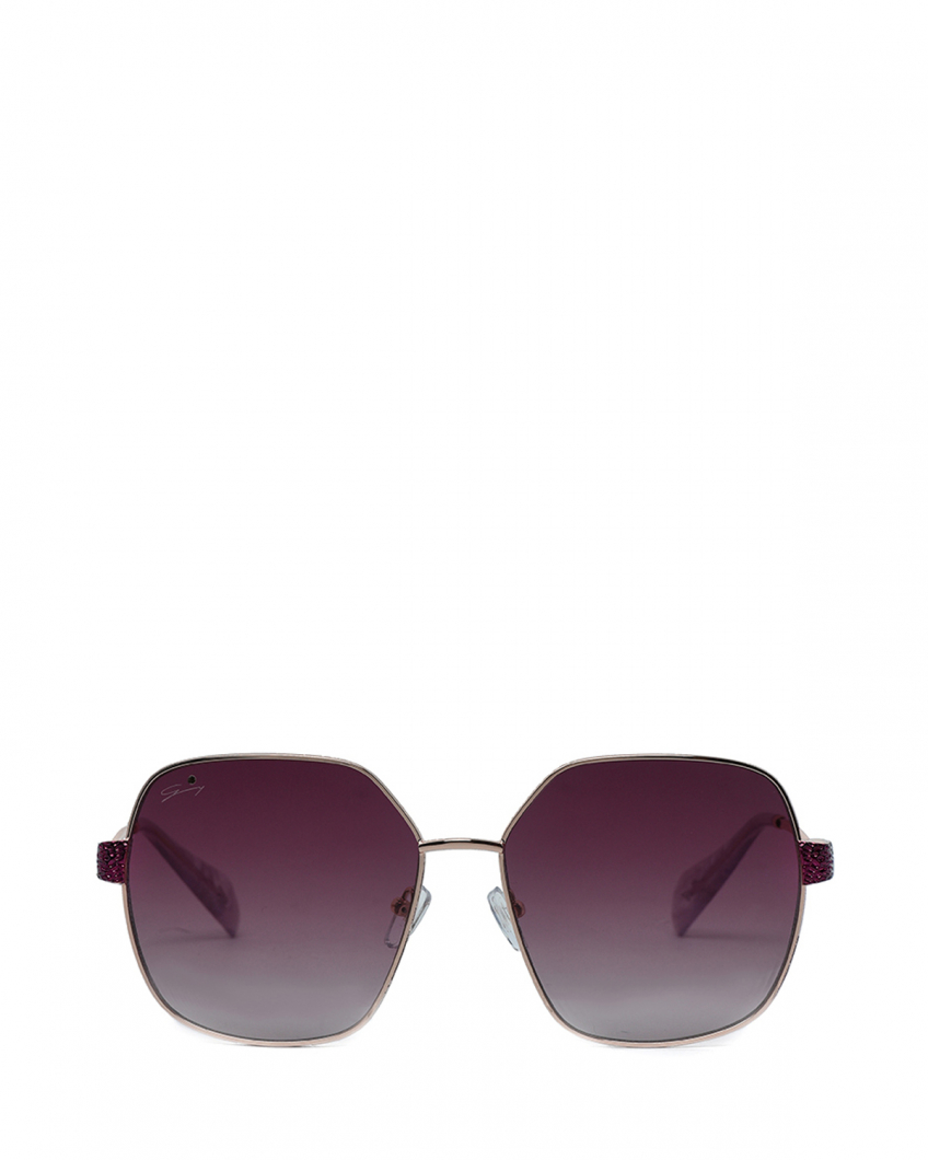 Pink sunglasses with lightweight frame