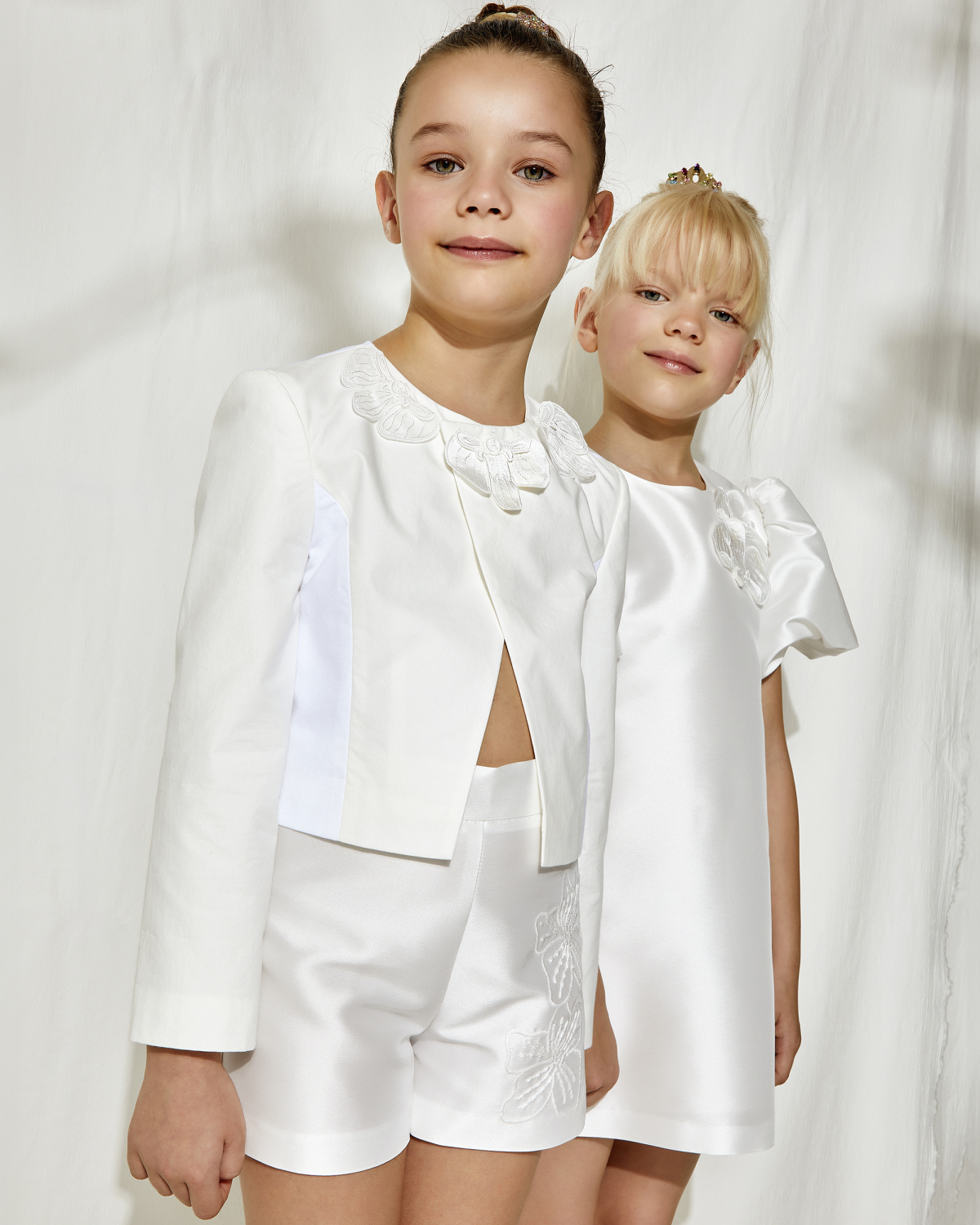 Jacket with orchid embroidery | Genny Princess | Genny