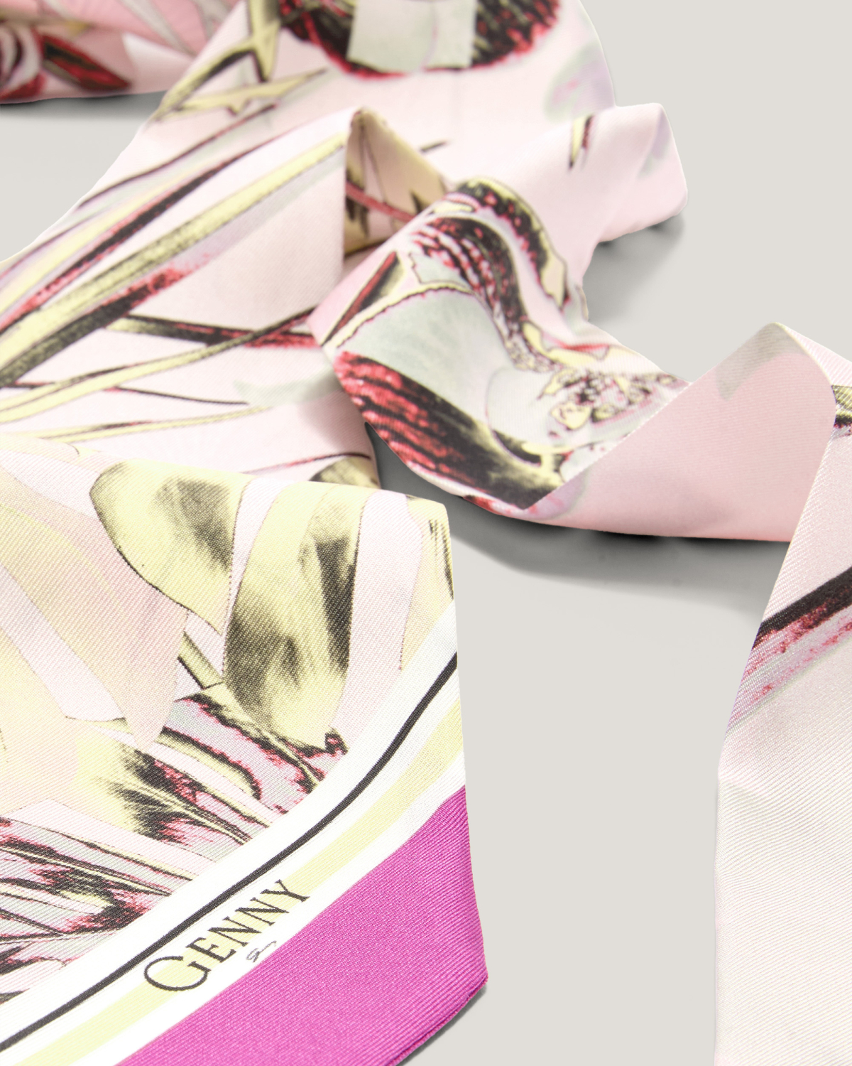 Jungle Orchids silk scarf | Silk Scarves, Accessories | Genny