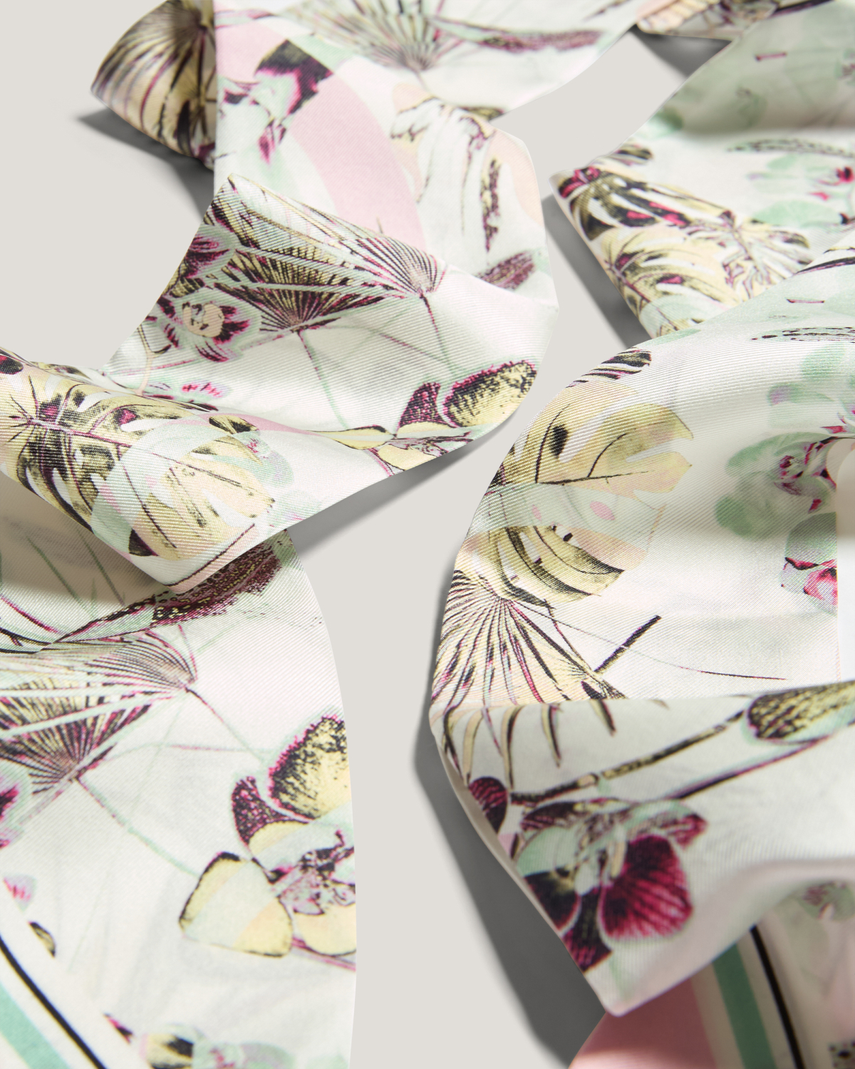 Jungle Orchids silk scarf | Silk Scarves, Accessories | Genny