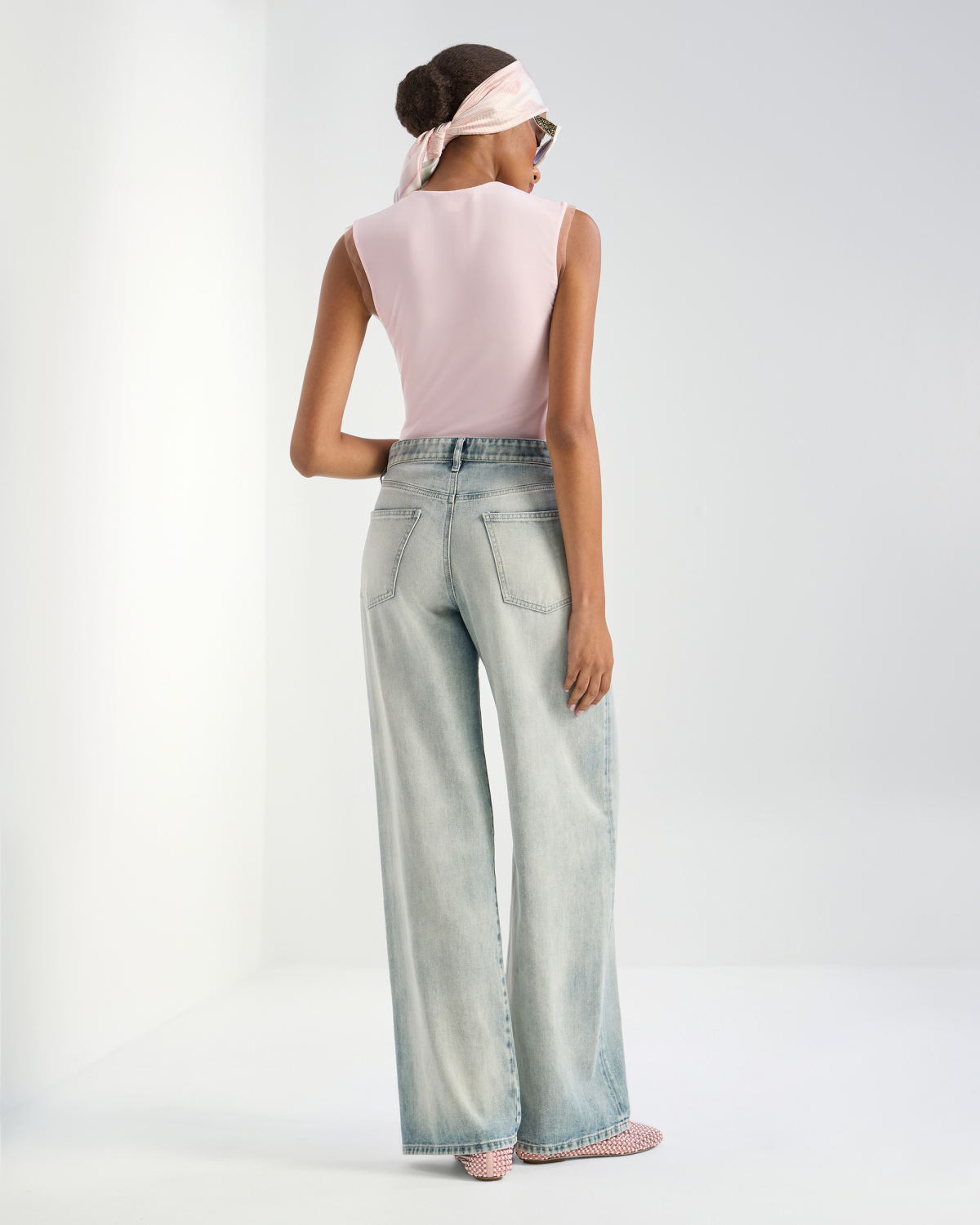 Wide-leg 5-pocket jeans | Highlights | Genny