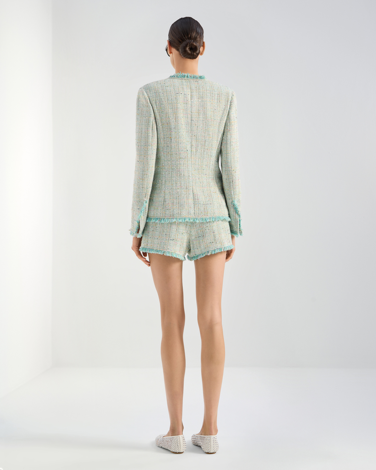 Multithread jacquard shorts | Cruise 2026 Collection, Sale 40%, Saldi, Shorts | Genny