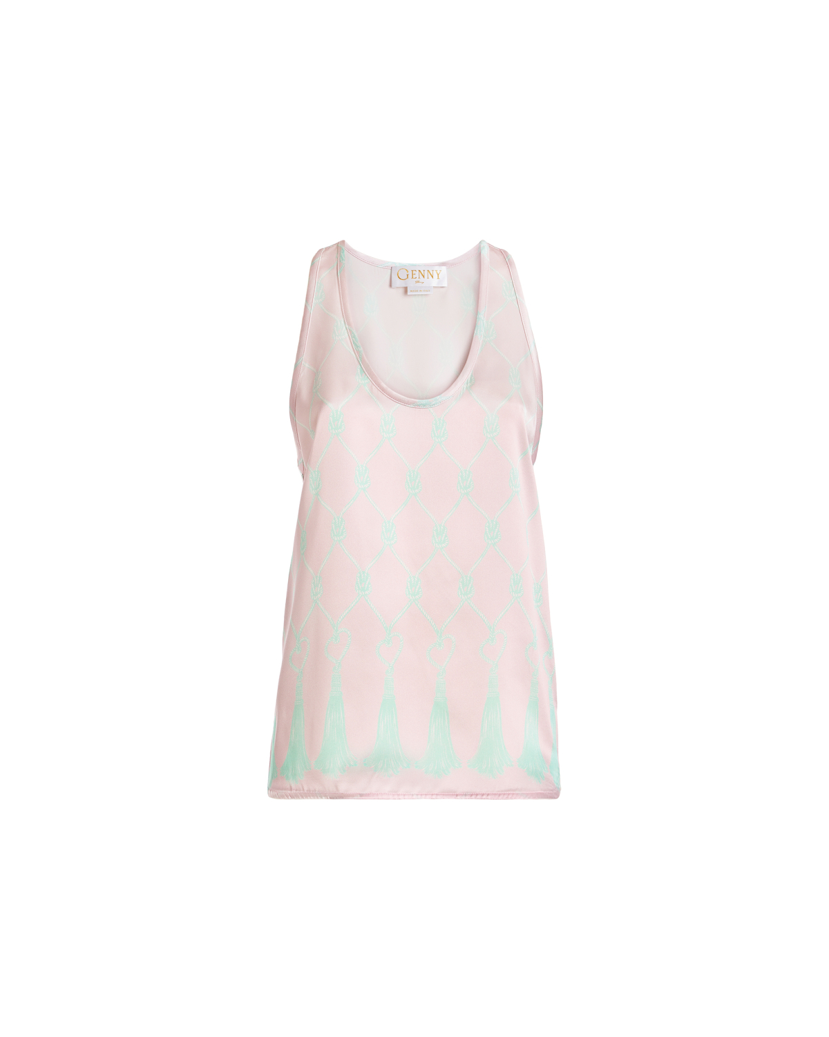 Top in seta con stampa nappine | Private sale summer 26, Top & Bluse | Genny