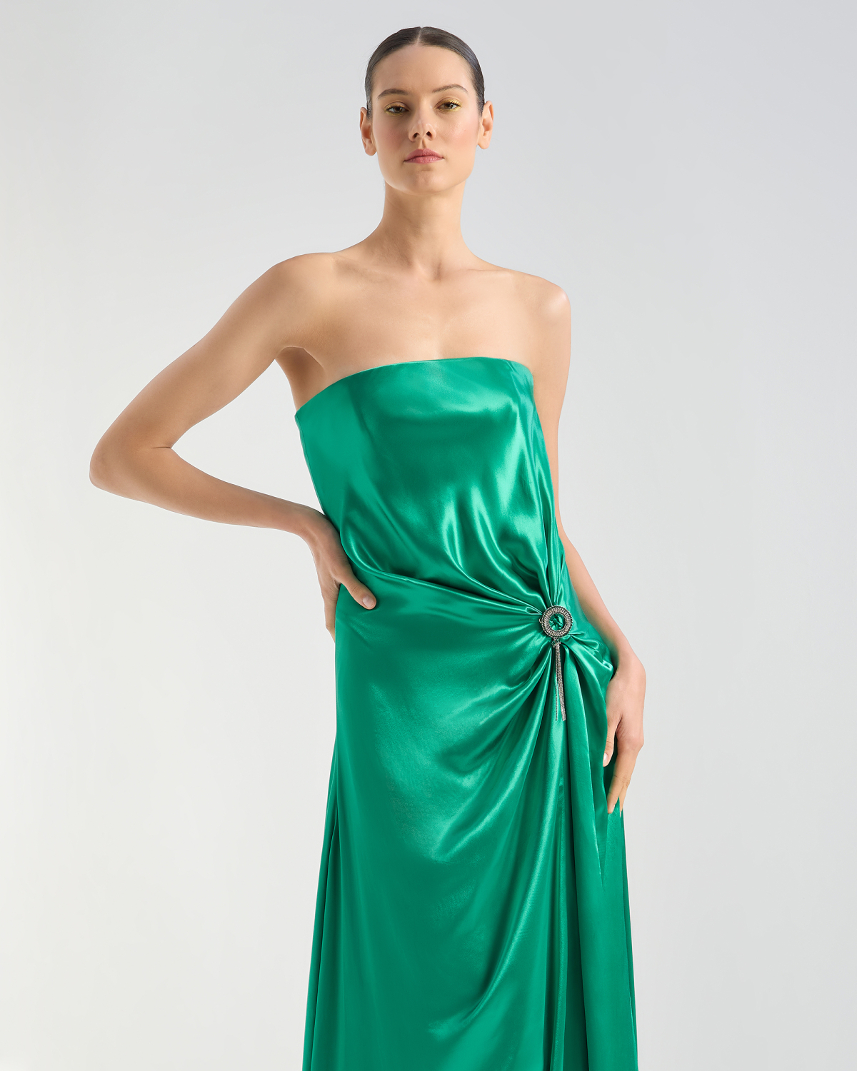 Gown with Circle Strass jewel tassel | Cruise 2026 Collection, Sale 40%, Saldi, Dresses & Jumpsuits | Genny