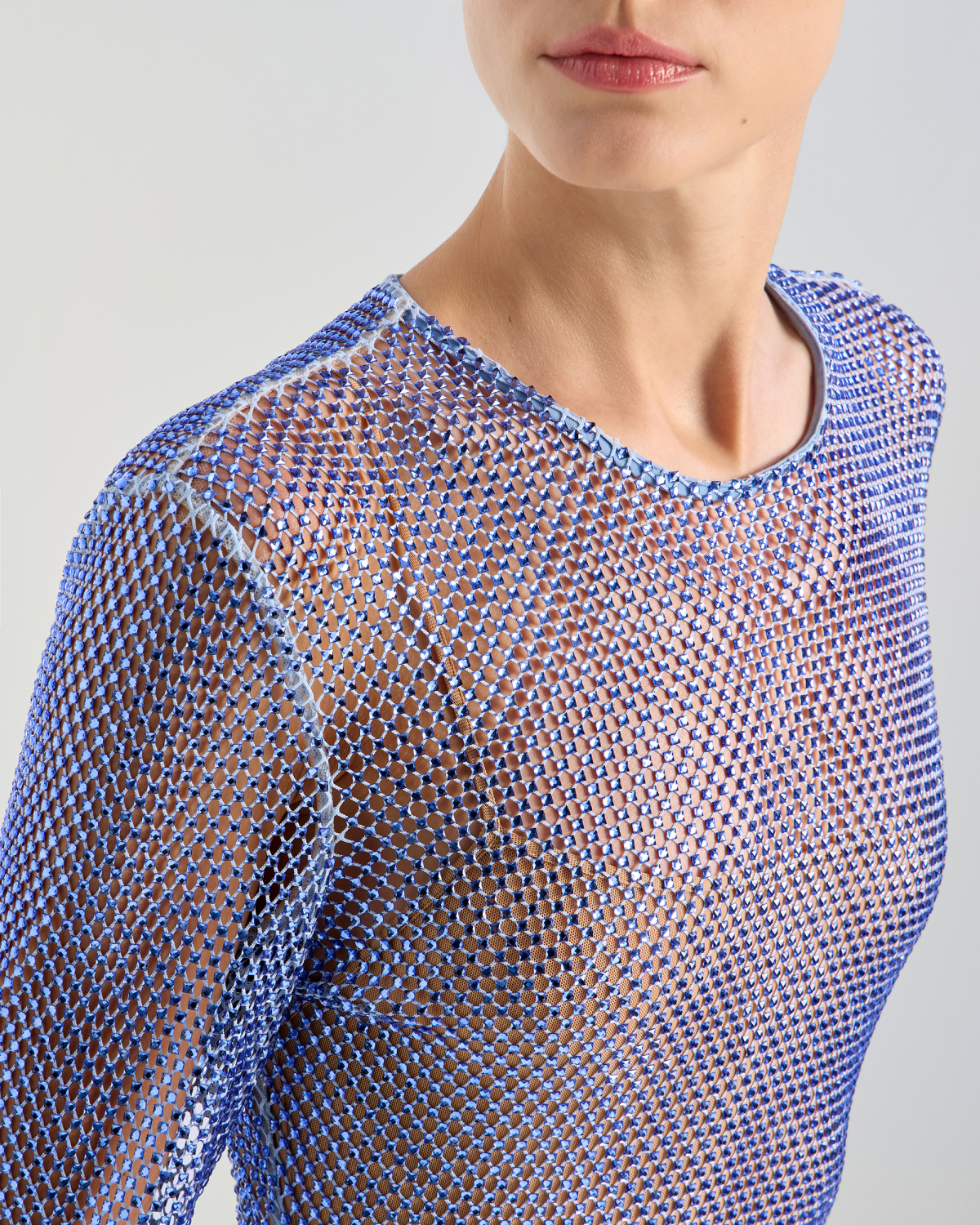 Rhinestone Mesh Dress | Cruise 2026 Collection, Sale 40%, Saldi, Dresses & Jumpsuits | Genny