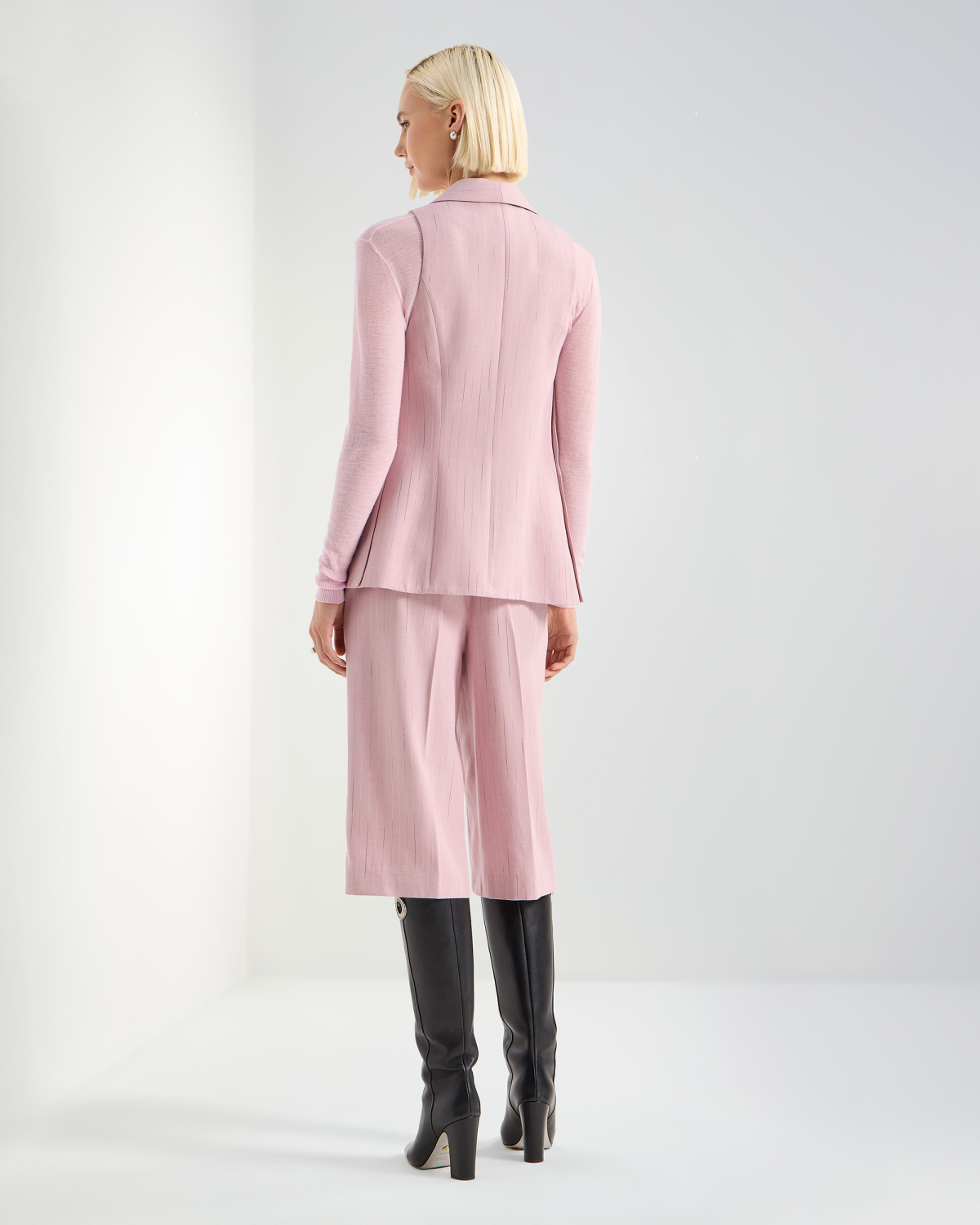 Wool knit top with micro sequins | Pre Fall Collection 2026-27, Knitwear | Genny