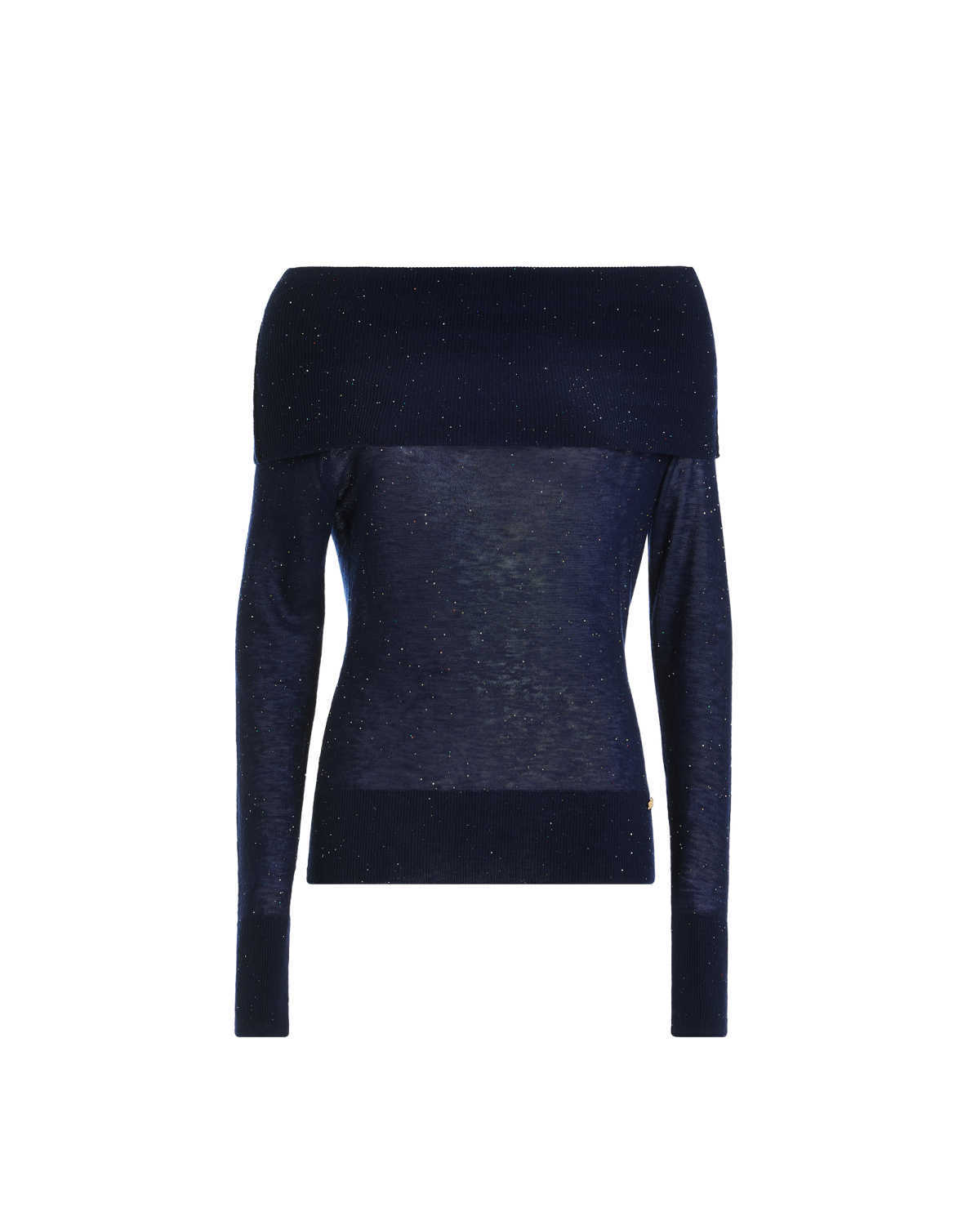 Wool Bardot-neck knit top | Pre Fall Collection 2026-27, Knitwear | Genny