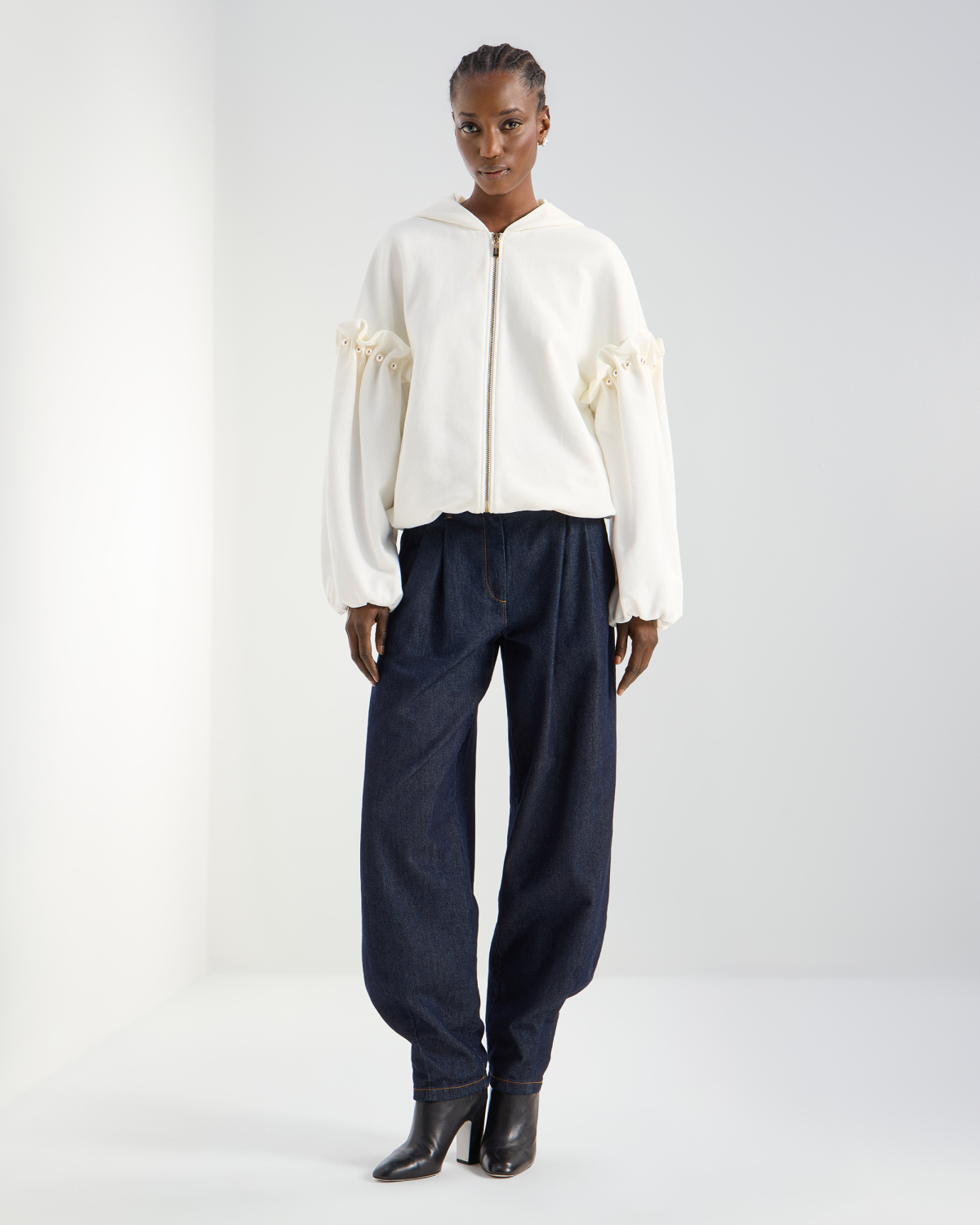 Hooded sweatshirt | Coats & Jackets, Pre Fall Collection 2026-27, Knitwear | Genny