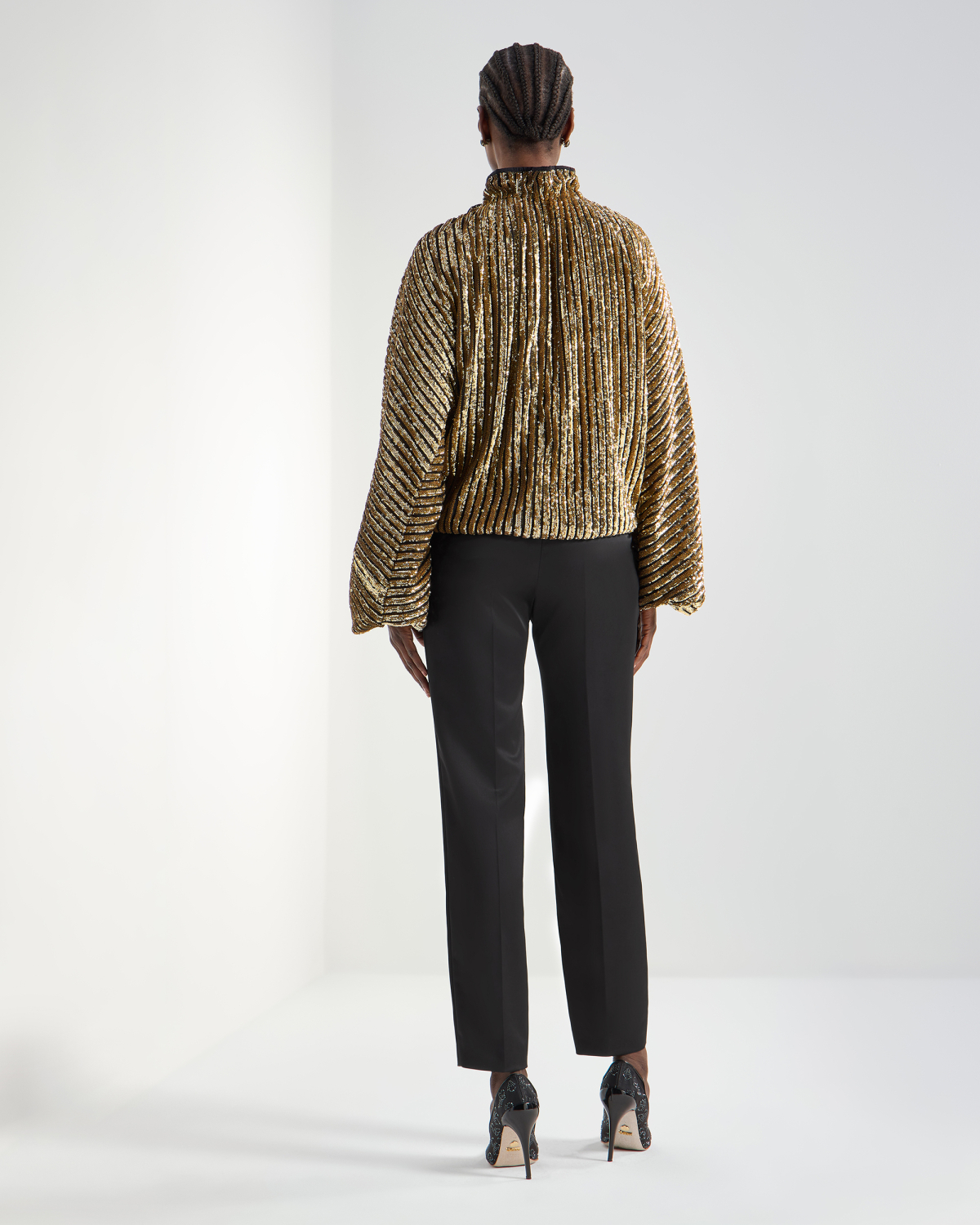 Blusa fluida con paillettes | Collezione Pre Fall 2026-27, Top & Bluse, Bluse | Genny