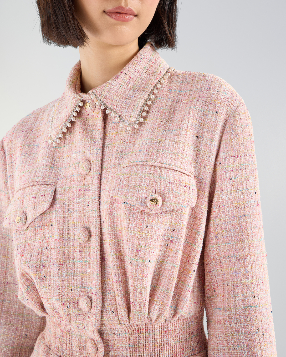 Textured fabric dress | Pre Fall Collection 2026-27, Dresses & Jumpsuits, Daily dresses | Genny
