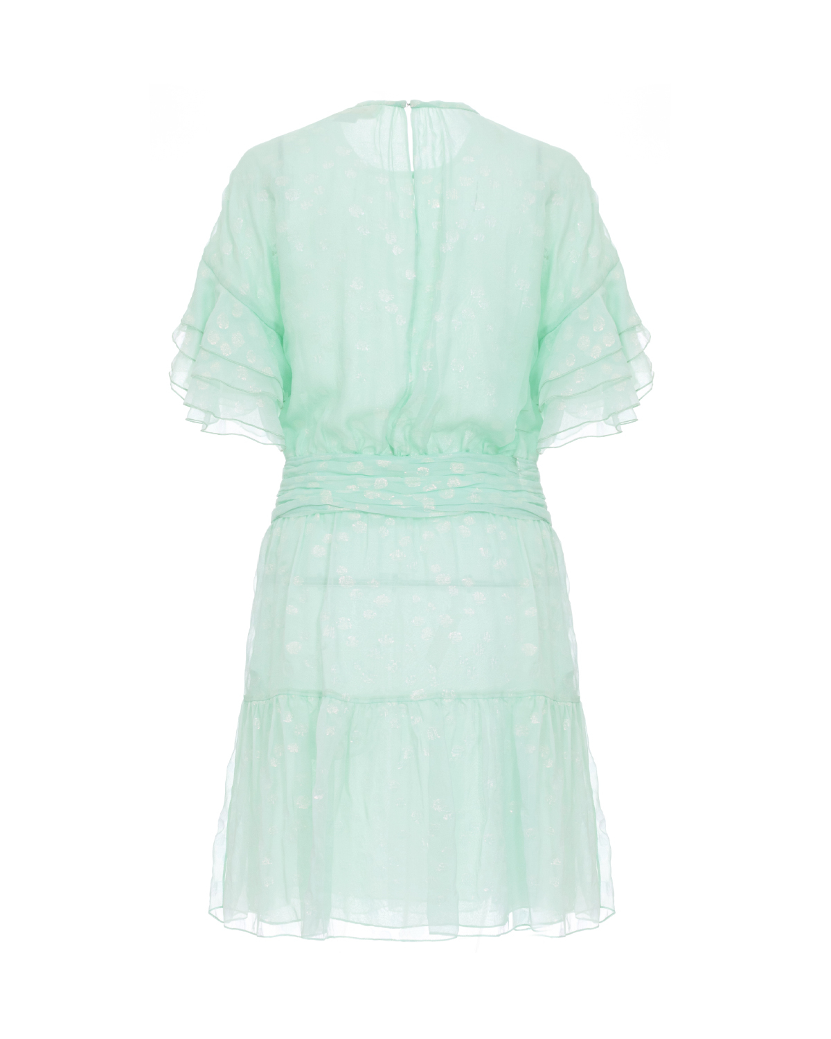 Flounced silk dress | Temporary Flash Sale | Genny