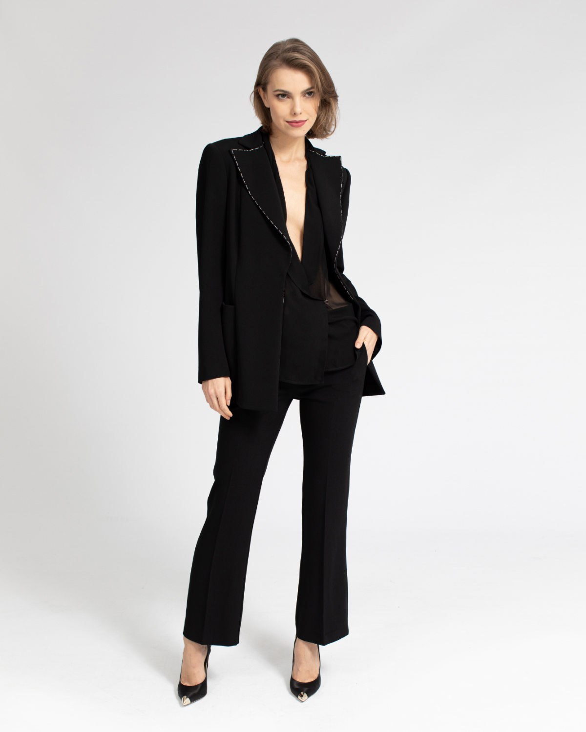 Cady stretch tailored jacket | Private sale | Genny