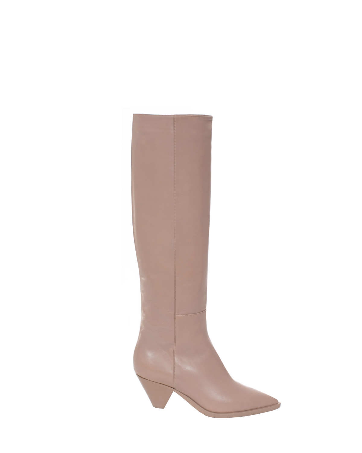 Knee Cowboy nude leather boots | Sale, -30% | Genny