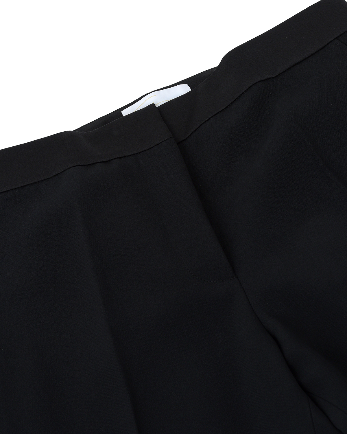 Black viscose trousers | | Genny