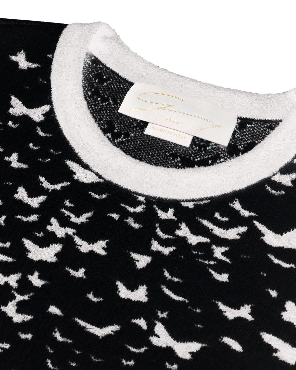 Black butterflies knitted sweater | | Genny