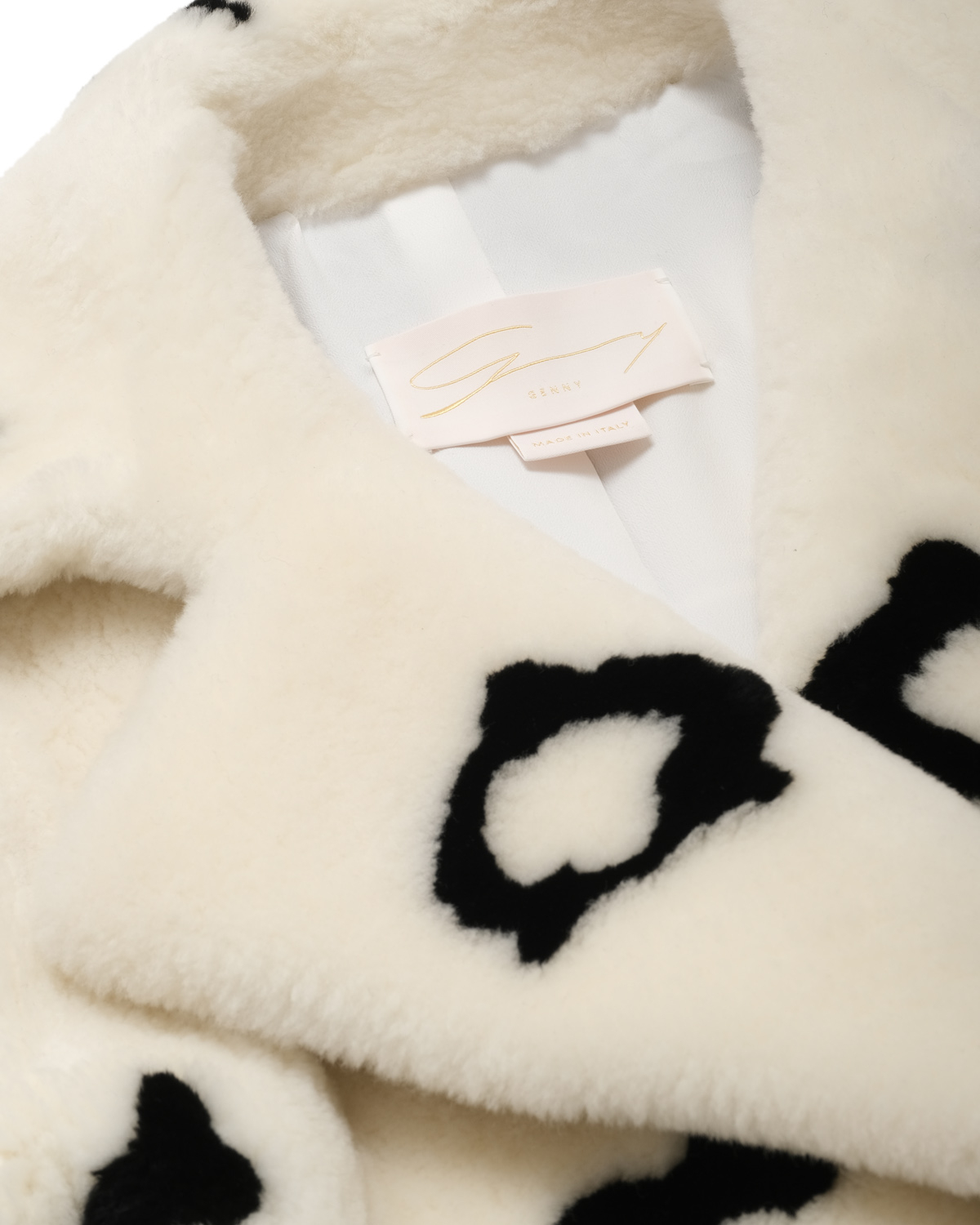White fur long coat | Fur | Genny