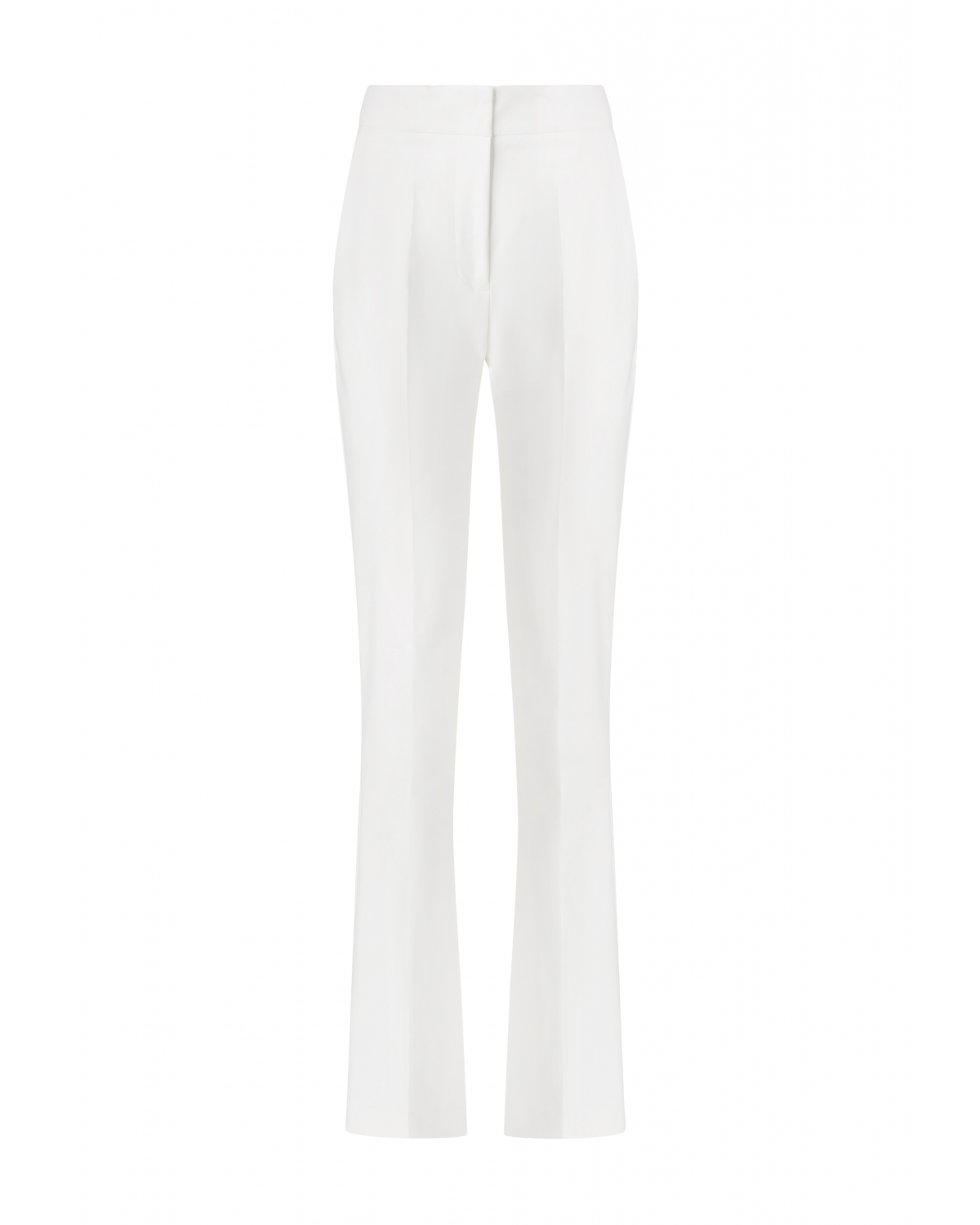 White tight flared trousers | 73_74 | Genny