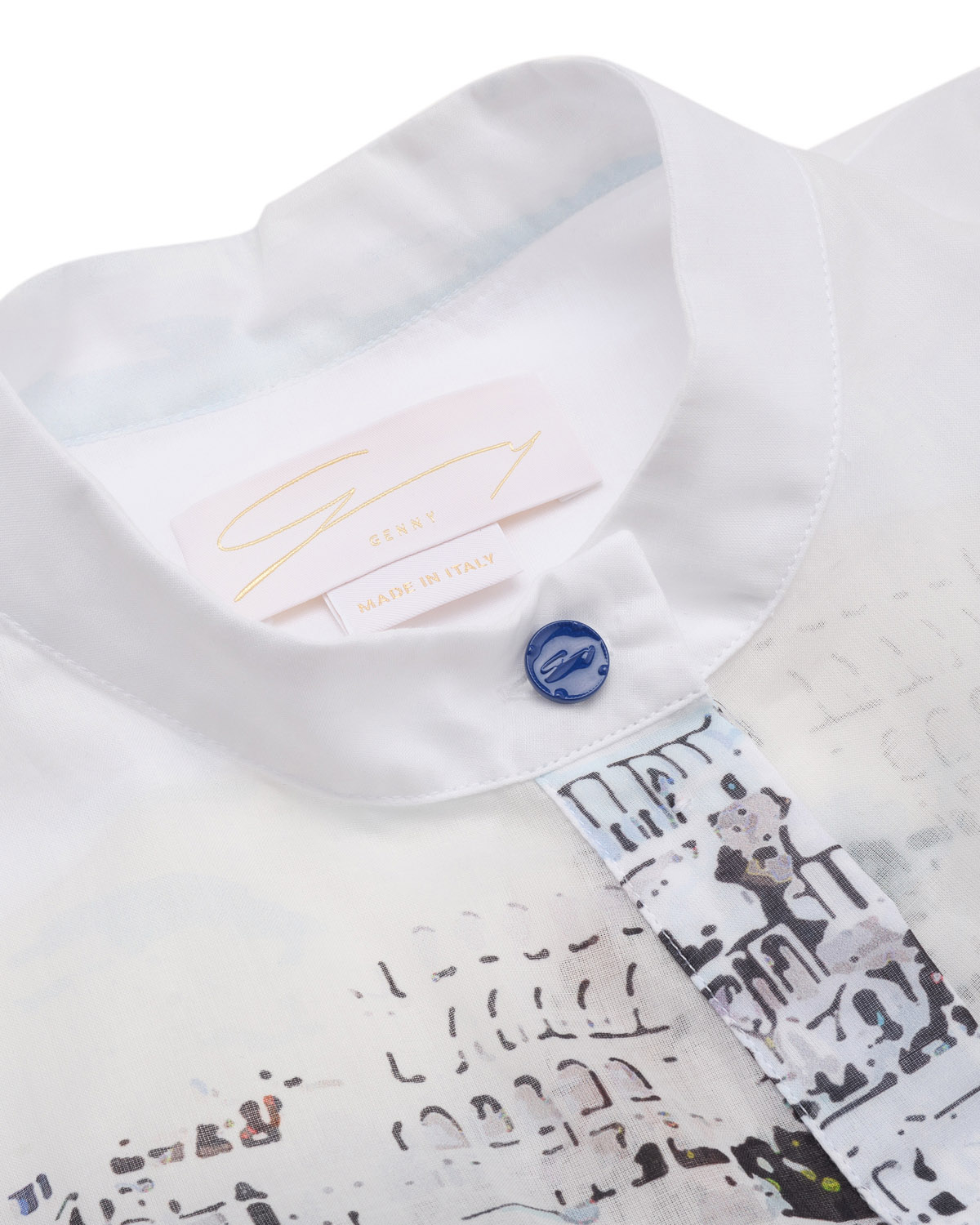 Mykonos printed shirt | 73_74 | Genny