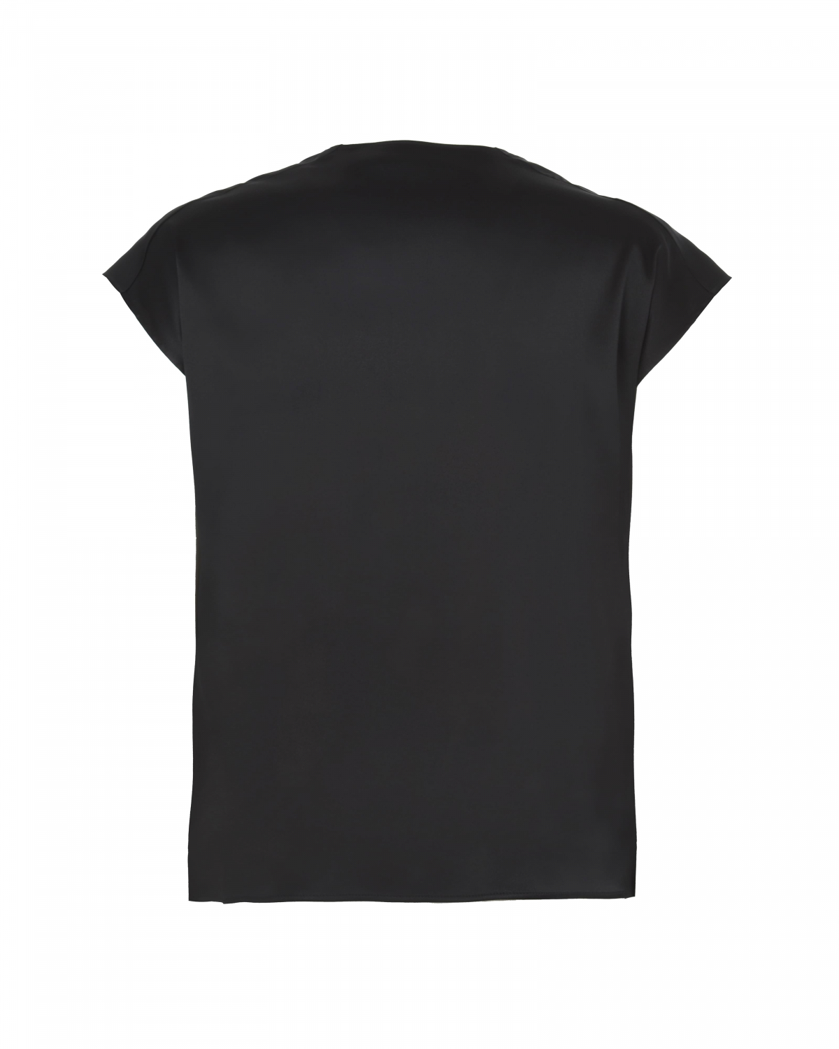 Black silk shirt | 73_74 | Genny