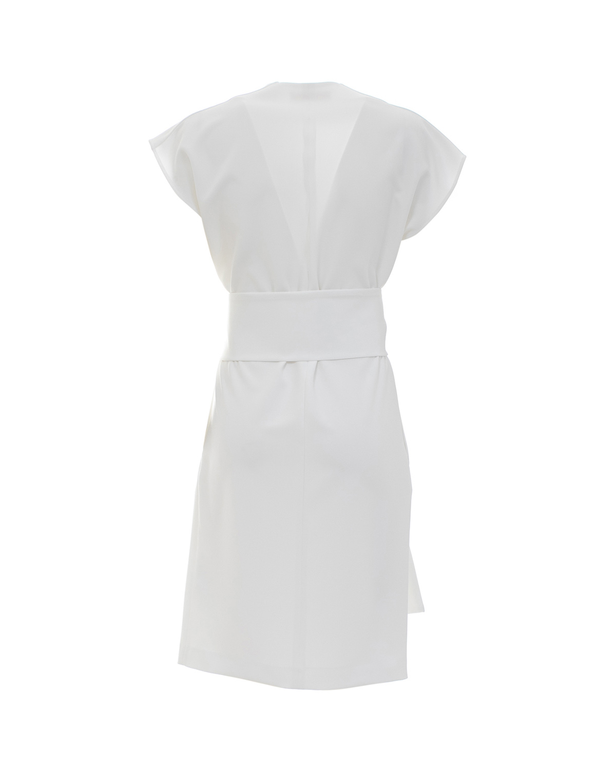 Oversized belted white dress | | Genny
