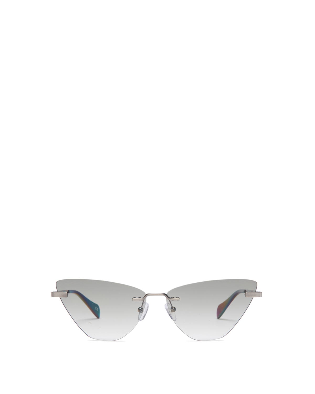 Green cat-eye sunglasses | Accessories, Sunglasses | Genny