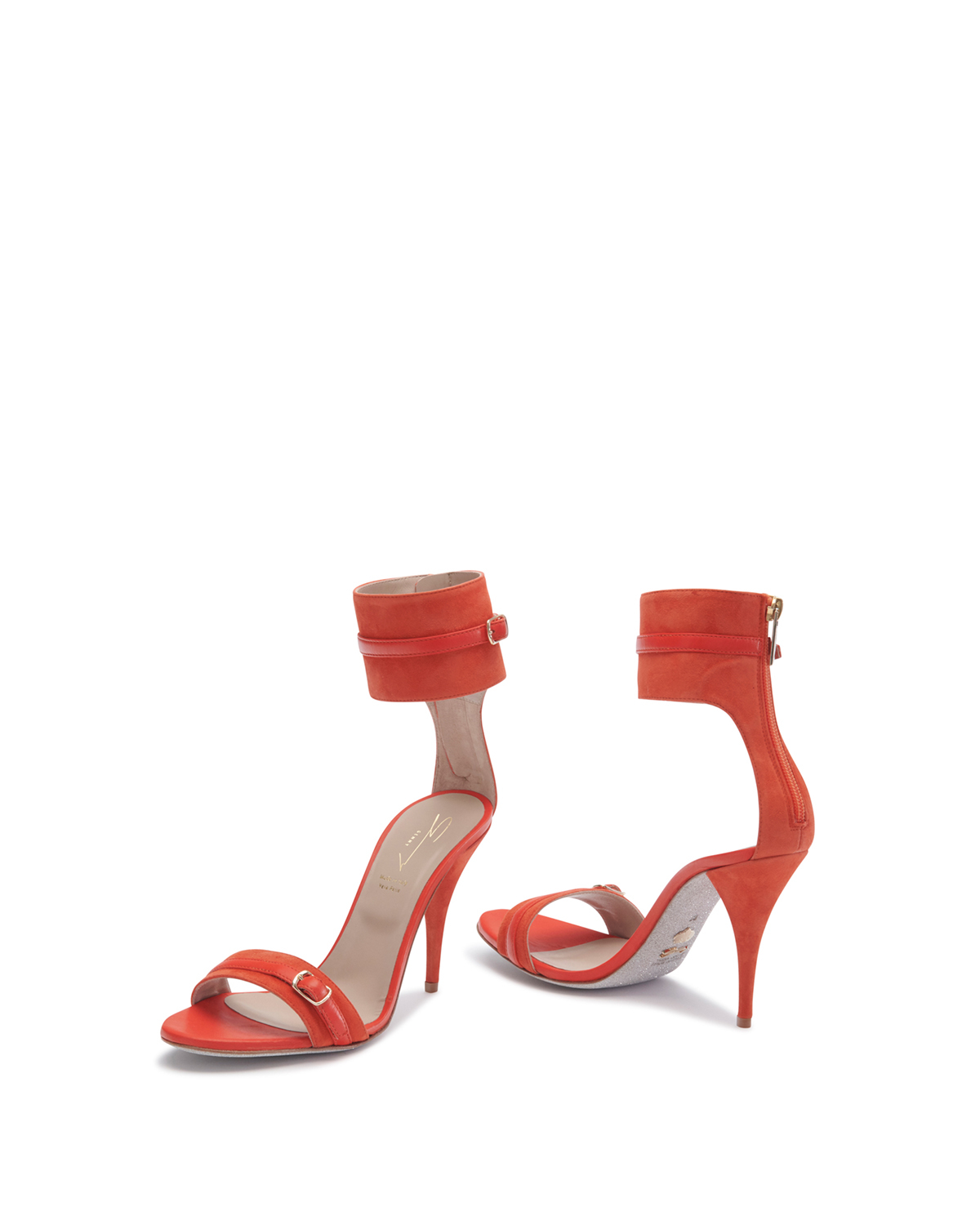  Orange leather sandals | -30% | Genny