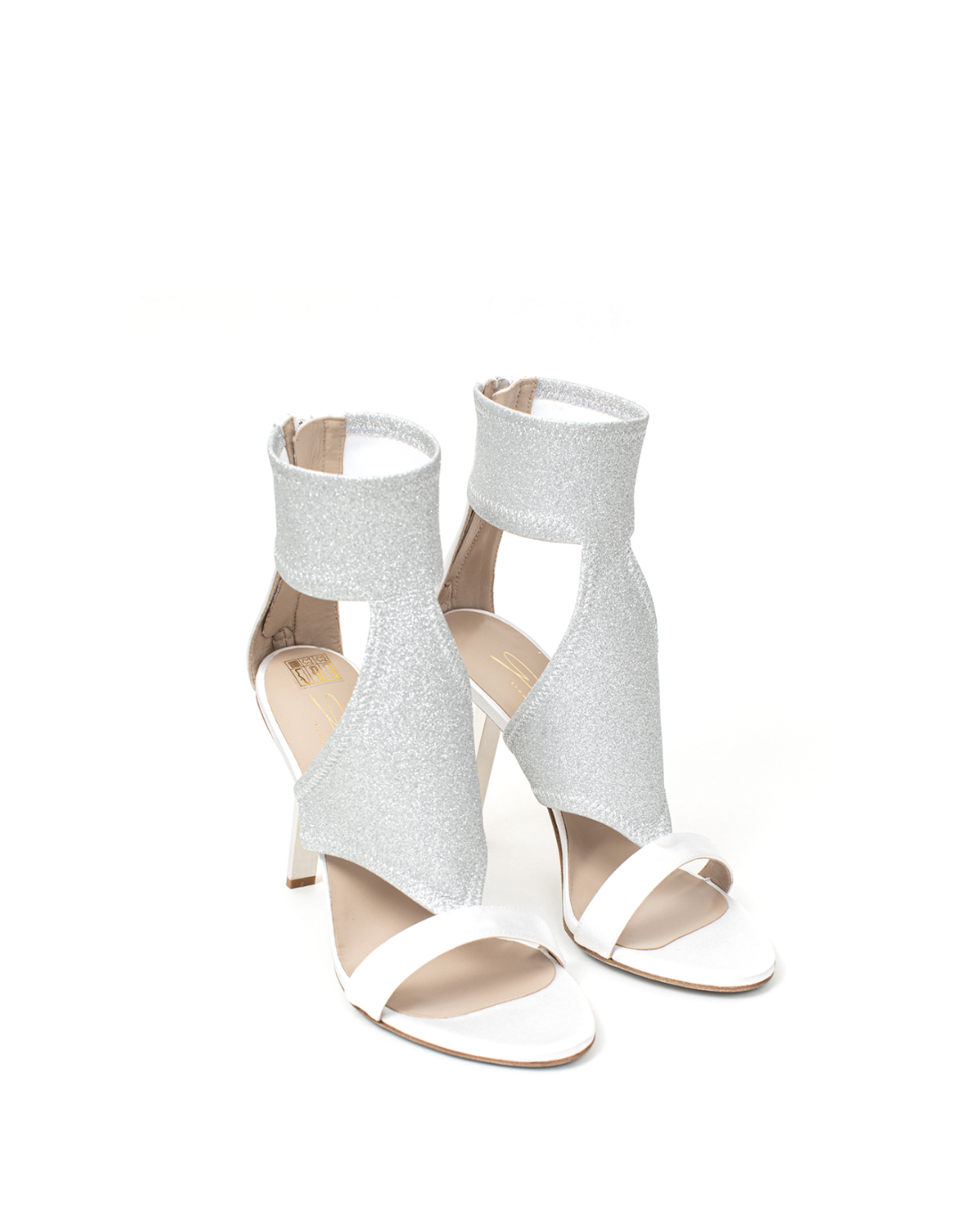 Silver sandal with glittering soles | Sale, -30% | Genny