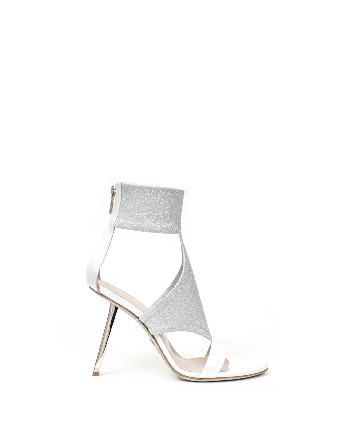 Silver sandal with glittering soles | Sale, -30% | Genny