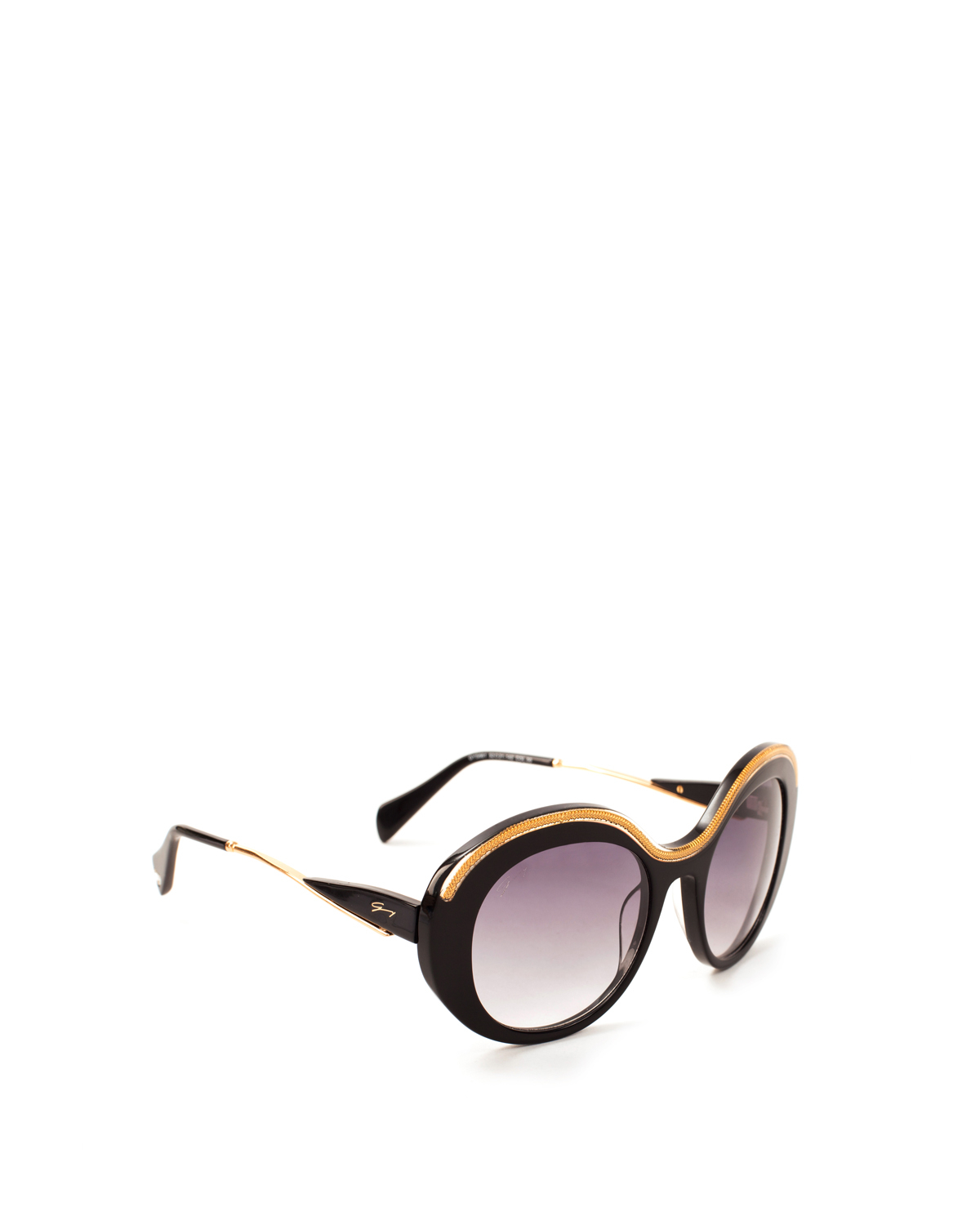 Black round sunglasses | Accessories, Sunglasses | Genny