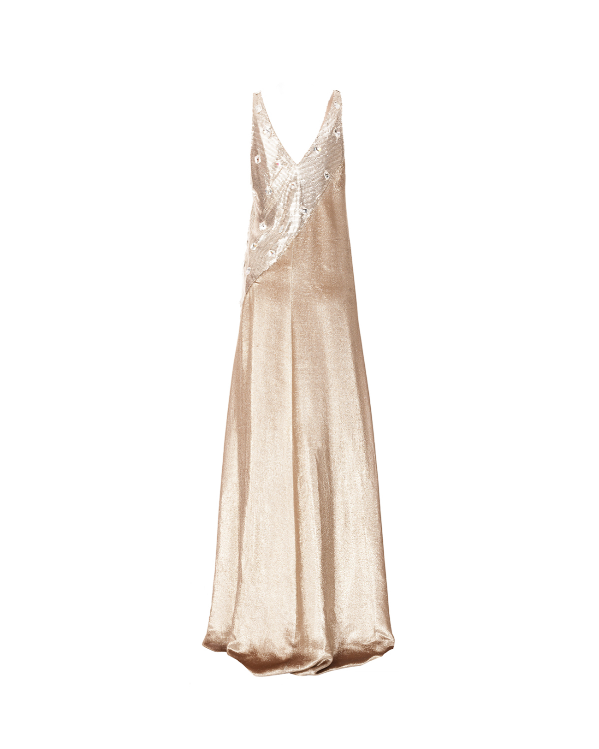 Lamè dress with metallic insert | Sale, -40% | Genny